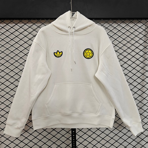 Colombia 2026 Team Hoodie White