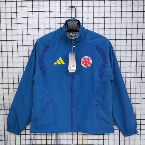 Colombia 2026 Travel Full Zip Windbreaker Jacket