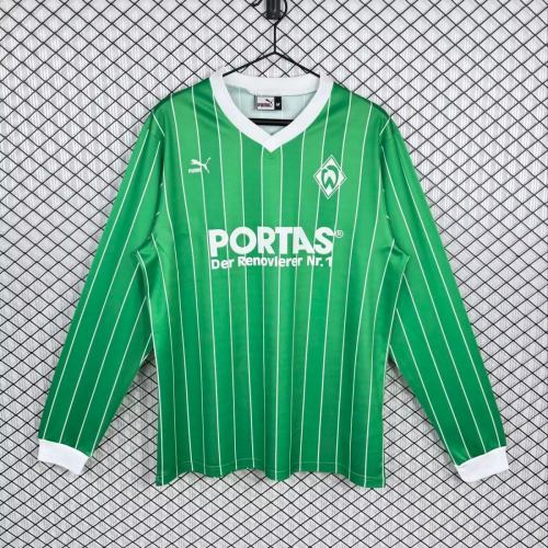 Werder Bremen 1988/1989 Away Long Sleeve Retro Jersey