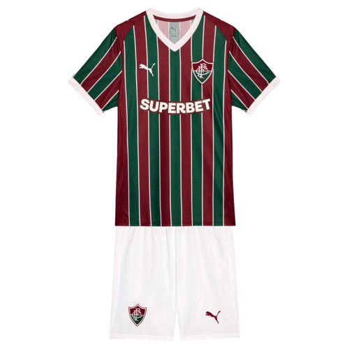 Kids Fluminense 26/27 Home Jersey and Short Kit