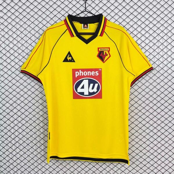 Watford FC 1999/2001 Home Retro Jersey