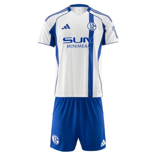 Kids Schalke 04 25/26 Away Jersey and Short Kit