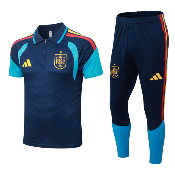 Player Version Spain 26/27 1/4 Zip Training Pro Polo and Pants Set D2603