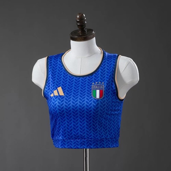 Thai Version Women's Italy 2026 Home Cropped Vest