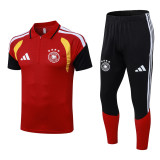 Player Version Germany 26/27 1/4 Zip Training Pro Polo and Pants Set D2603