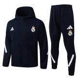 Real Madrid 25/26 Full-Zip Hoodie and Pants Set F626