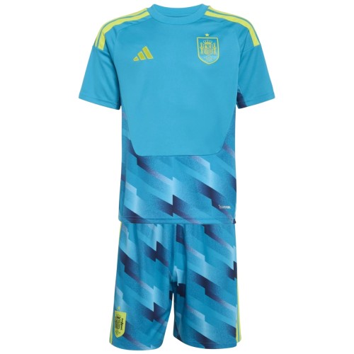 Kids Spain 2026 Goalkeeper Jersey and Short Kit