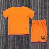 Kids Barcelona 2006/2008 Away Retro Kit