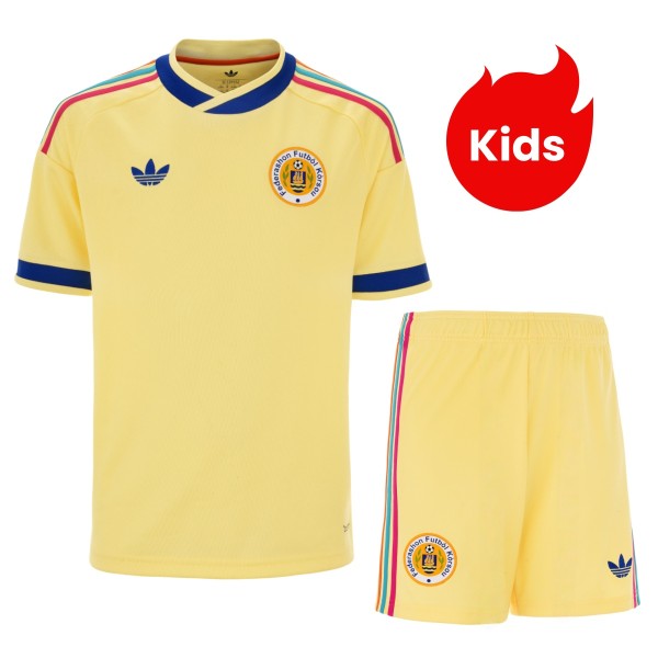 Kids Curaçao 2026 World Cup Away Jersey and Short Kit