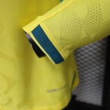 Player Version Brazil 2026 Home Long Sleeve Authentic Jersey