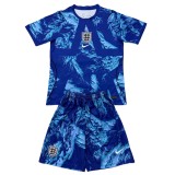 Kids England 2026 Goalkeeper Jersey and Short Kit