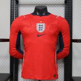 Player Version England 2026 Away Long Sleeve Authentic Jersey