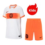 Kids Netherlands 2026 Away Jersey and Short Kit