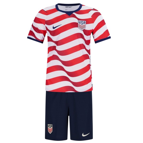 Player Version Kids USMNT 2026 Home Authentic Kit