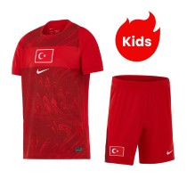 Kids Türkiye 2026 Home Jersey and Short Kit