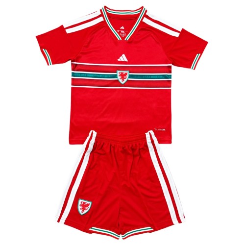 Kids Wales 2026 Home Jersey and Short Kit