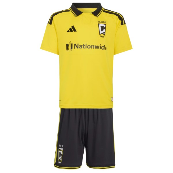 Kids Columbus Crew 2026 Home Jersey and Short Kit