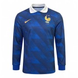 Thai Version France 2026 Home Long Sleeve Jersey