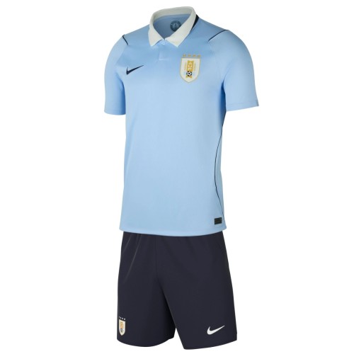 Kids Uruguay 2026 Home Jersey and Short Kit