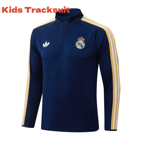 Kids Real Madrid 26/27 Half-Zip Training Sweatshirt and Pants Set E26036