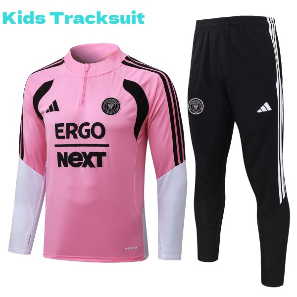 Kids Inter Miami CF 26/27 Half-Zip Training Sweatshirt and Pants Set E26032