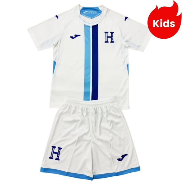 Kids Honduras 2026 Home Jersey and Short Kit