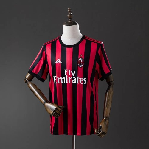 AC Milan 2017/2018 Home Retro Jersey