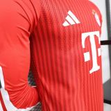 Player Version Bayern Munich 26/27 Home Long Sleeve Authentic Jersey