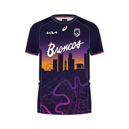 Brisbane Broncos 2026 Men's Run Out Jersey