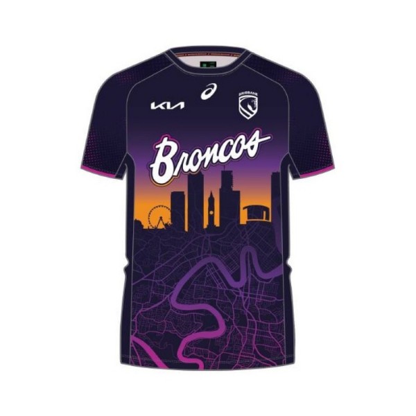 Brisbane Broncos 2026 Men's Run Out Jersey