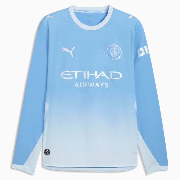 Player Version Manchester City 26/27 Home Long Sleeve Authentic Jersey