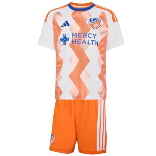 Kids FC Cincinnati 2026 Away Jersey and Short Kit