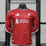 Player Version Liverpool 26/27 Home Long Sleeve Authentic Jersey