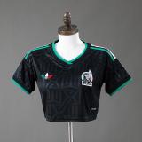 Thai Version Women's Mexico 2026 Third Cropped Jersey