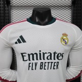 Player Version Real Madrid 26/27 Home Long Sleeve Authentic Jersey