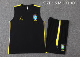 Brazil 26/27 Sleeveless Jersey and Shorts Set D26029