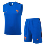 France 26/27 Sleeveless Jersey and Shorts Set D26032