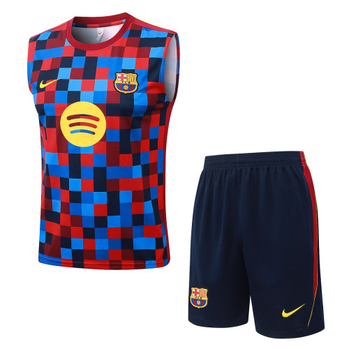 Barcelona 26/27 Sleeveless Jersey and Shorts Set - PM D26035