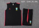 Brazil 26/27 Sleeveless Jersey and Shorts Set D26028