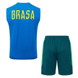 Brazil 26/27 Sleeveless Jersey and Shorts Set D26030