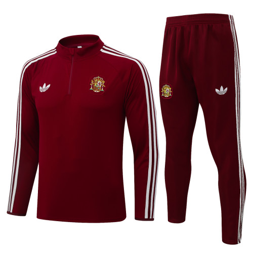 Spain 26/27 Half-Zip Training Top and Pants Set B26036