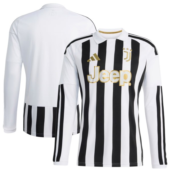 Thai Version Juventus 26/27 Home Long Sleeve Jersey
