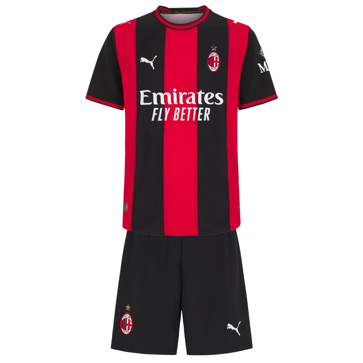 Player Version Kids AC Milan 26/27 Home Authentic Kit