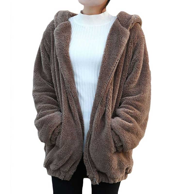 fluffy womens hoodie