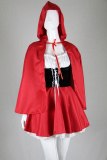 halloween costumes for women sexy cosplay little red riding hood fantasy game uniforms fancy dress outfit S-6XL,free shipping
