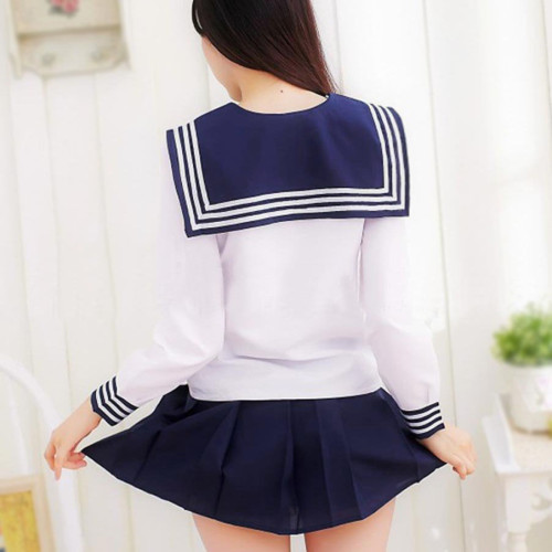 Japanese School Uniform Dress Costume Anime Girl