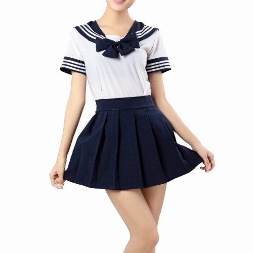 Japanese School Uniform Dress Costume Anime Girl
