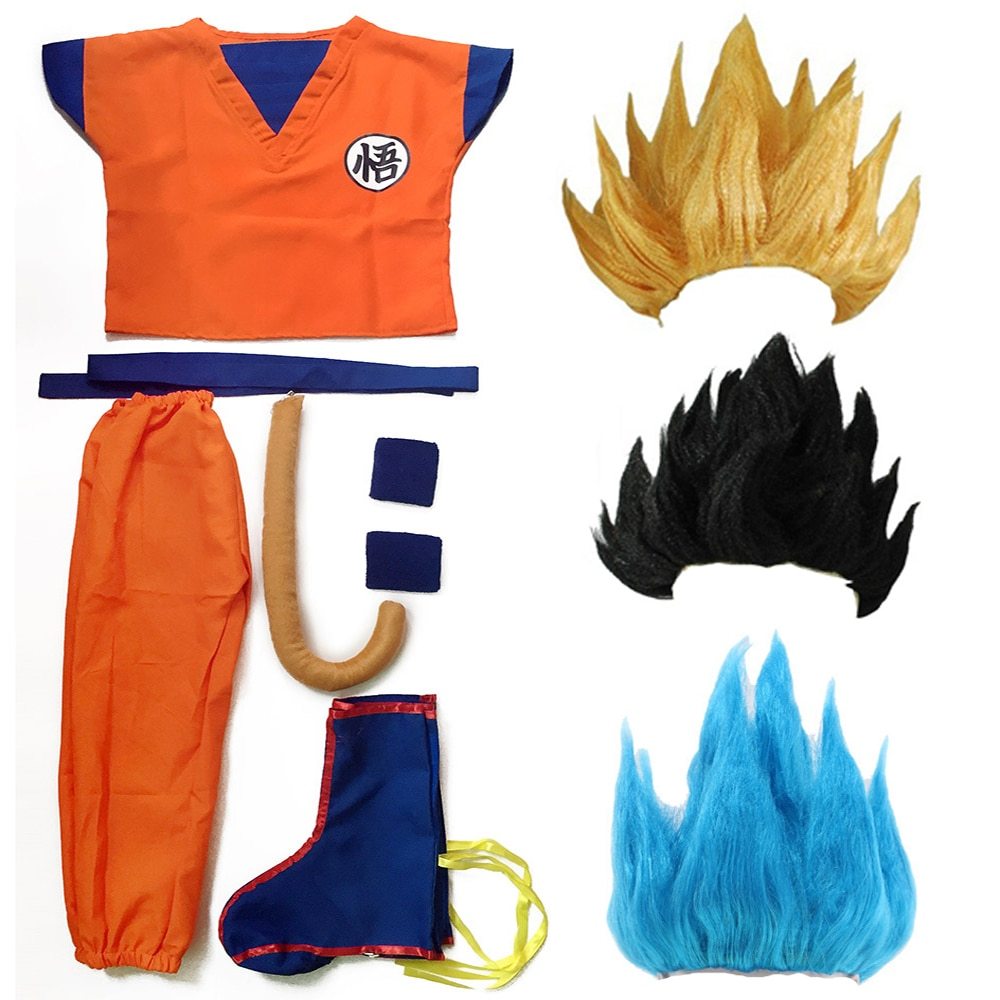Dragon Ball Z Goku Costume Suit Son Cosplay Costumes For Adult