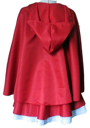 Details about   Halloween Women'S Cosplay Little Red Riding Hood Costume Game Uniform 