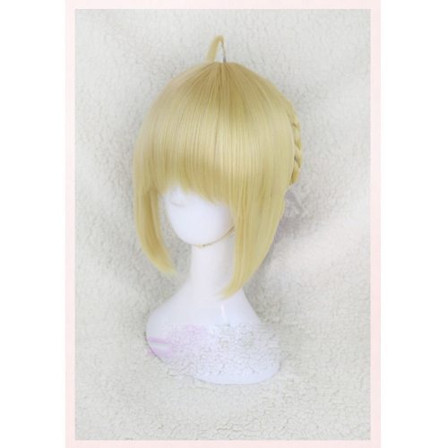 Fate stay night Arturia Pendragon Saber wigs Cosplay Costume Fate Grand Order Women Synthetic Hair Halloween Party Role Play wig